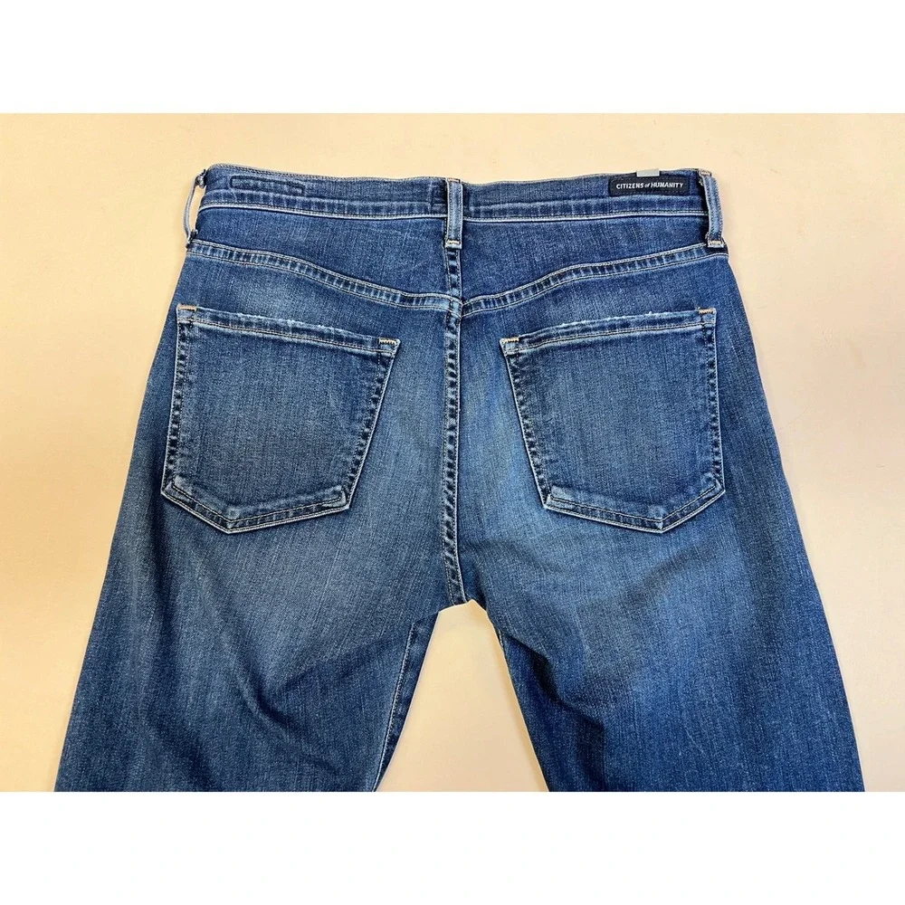 Citizens of Humanity Agnes Crop Jeans Womens 26 Blue Excellent High Rise Skinny
